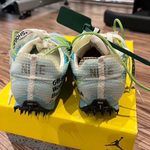 Nike X Off White sneakers-waffle racer SP Vivid Sky size 7 - Picture 6 of 10